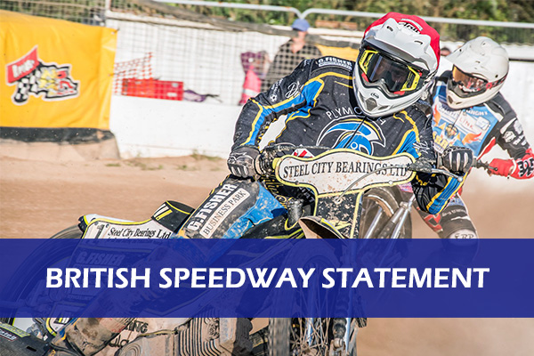 British Speedway Statement